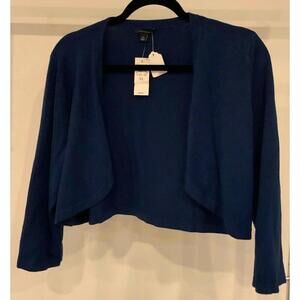 Ann Taylor Women's Blue Lightweight Cardigan - XL